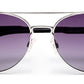 Black Aviator Polarised UV Sunglass