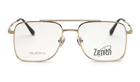 Zenith Titanium Gold Large Square Frame