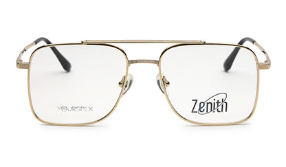 Zenith Titanium Gold Large Square Frame