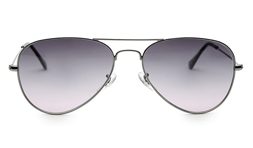 ChromePurple Gradient Aviator Sunglasses