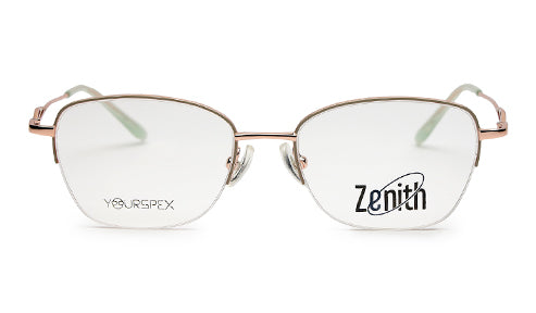 Zenith Titanium Rose Gold Crystal Frames