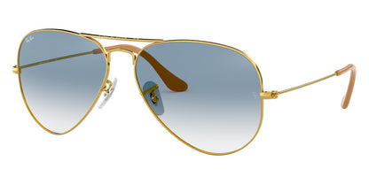 RAY-BAN Aviator Full Rim Pilot Sunglasses