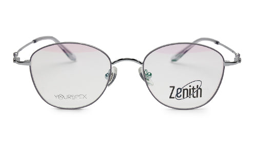 Zenith Titanium Classy Lavender & Silver Frames