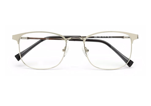 SILVER CLUBMASTER UNISEX EYEGLASSES