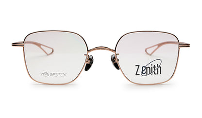 Zenith Titanium Stylish Rose Gold Frames
