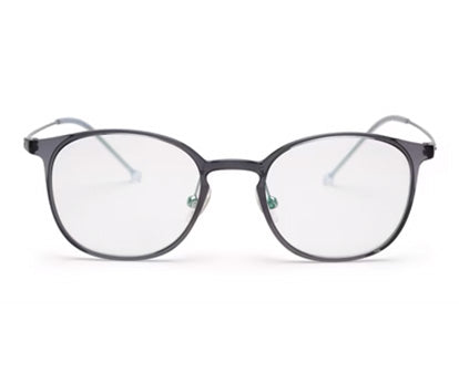 Grey Glasses Frames Ladies Round Chasma