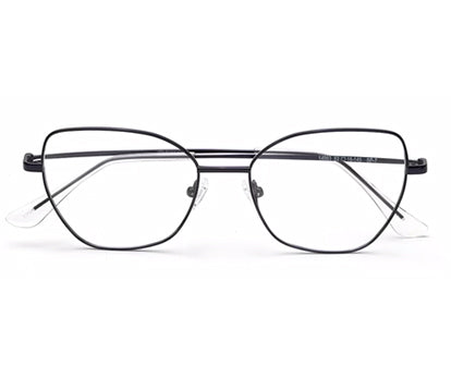 Full-Rim Navy Blue Square Cateye Spectacles