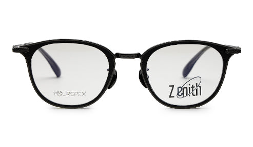 Zenith Titanium Premium Gold & Black Spectacle