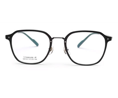 Black Full Rim Glass Frame Specs for Men