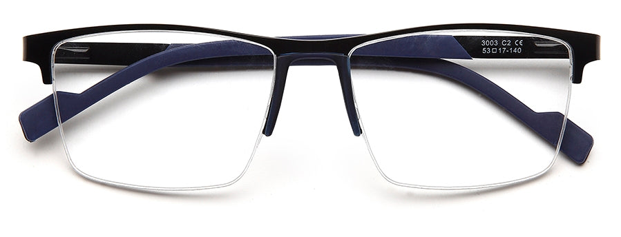 YourSpex Black Frame Eyeglasses for Women & Men