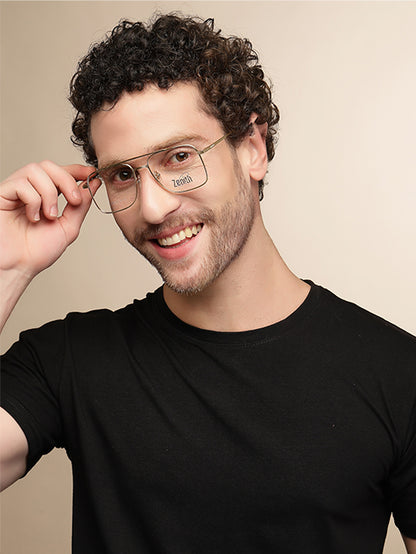 Zenith Titanium Gold Large Square Frame