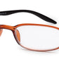 Brown Oval Full Rim Acetate Frame - Reading Eyeglasses