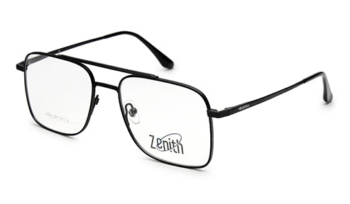 Zenith Titanium Matte Black Large Square Frame