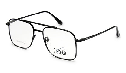 Zenith Titanium Matte Black Large Square Frame