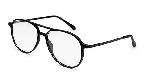 Classic Aviator Black Ultralight Spectacles