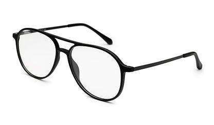 Classic Aviator Black Ultralight Spectacles