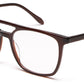 Brown MOD Aviator Style Acetate Eyeglasses Frames for Men