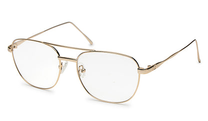 Sleek Square Gold Spectacles