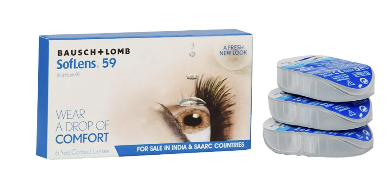 Softlens 59 Monthly Disposable Contact Lens (6 Lens pack)