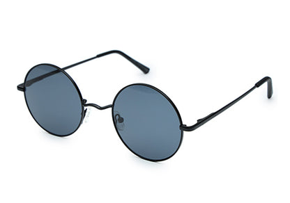 YourSpex Black Mirror Metal UV Sunglasses