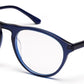 Blue MOD Aviator Style Acetate Eyeglasses Frames for Men