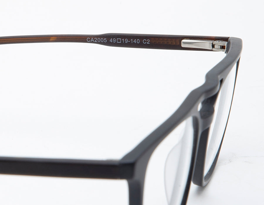 Black Tortoise MOD Aviator Acetate Eyeglass Frame for Men