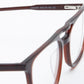 Brown MOD Aviator Acetate Eyeglass Frame for Men