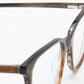 Brown Woody Square shaped Acetate Eyeglasses Frames for Men & Women