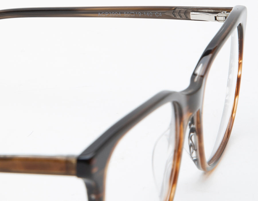 Brown Woody Square shaped Acetate Eyeglasses Frames for Men & Women