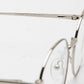 Silver Round Full Rim Metal Frame for Women