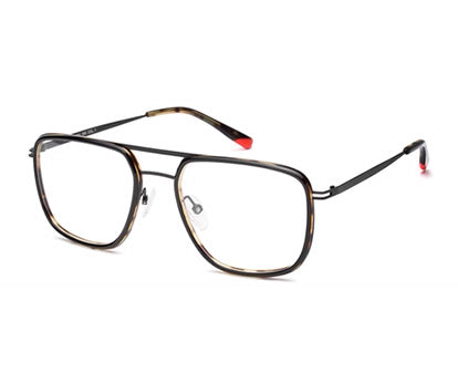 Tort & Black Framed Square Glasses