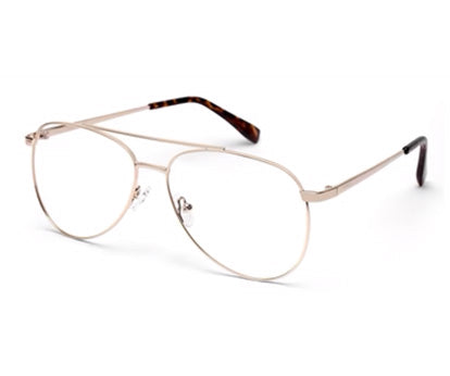 GOLD AVIATOR FRAME FOR MEN WITH TORT TEMPLE