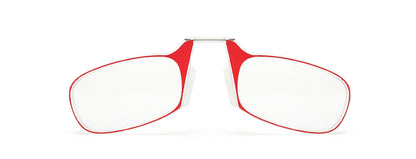Red Nose clip Reading eyeglasses with case
