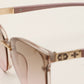 Light Brown Shade Cateye Style UV Sunglass