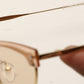 Light Brown Cateye Style UV Sunglass