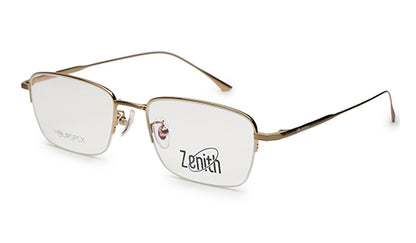 Zenith Titanium Gold Rectangle Frames