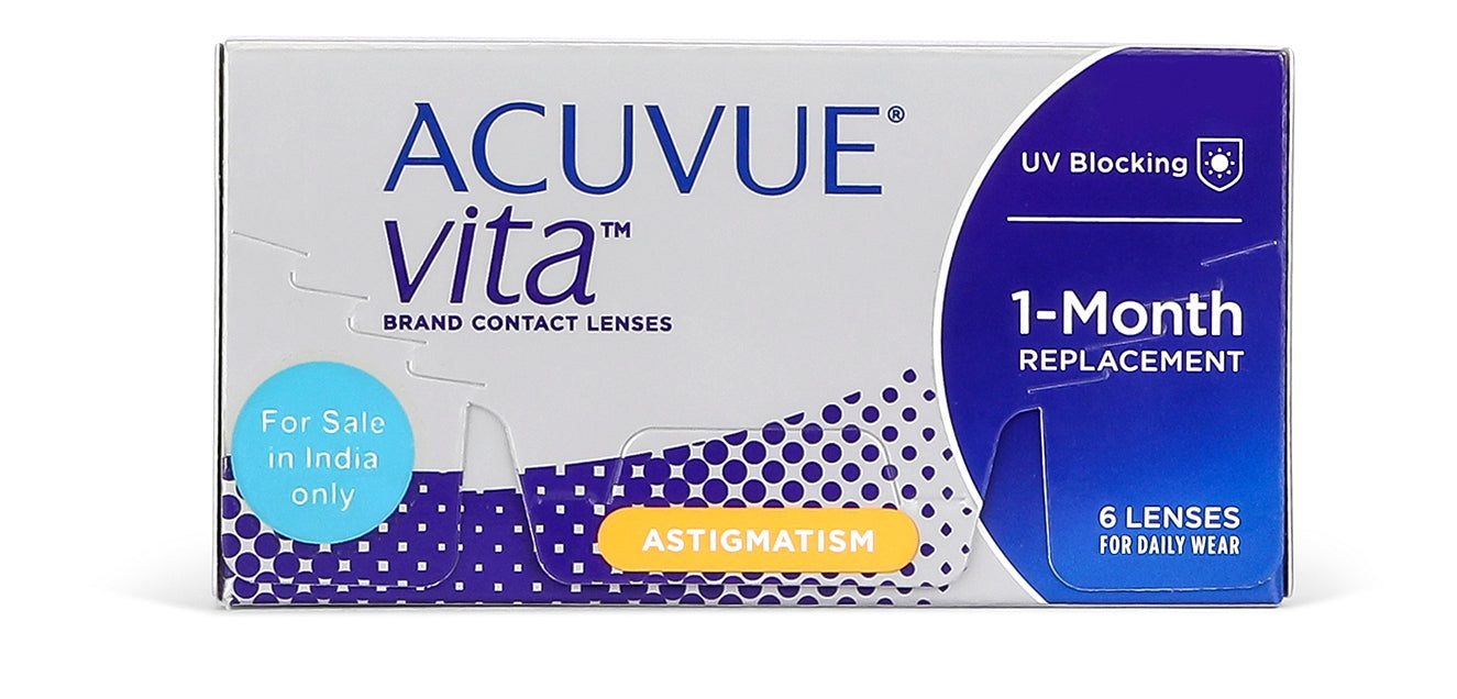 Acuvue Vita For Astigmatism Monthly Disposable Contact Lenses (6 Lens/Box)