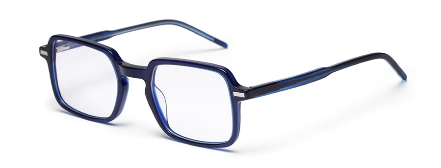 Blue Square Shaped Acetate Frame for Kids