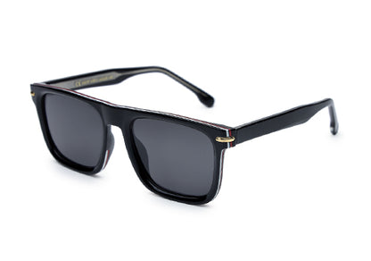 Trendy Black Square UV 400 Sunglass