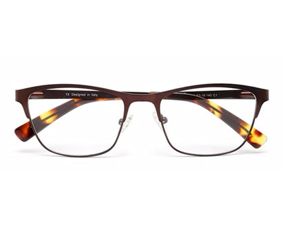 Walnut Brown Chashma  Frame in Metal for Men & Women