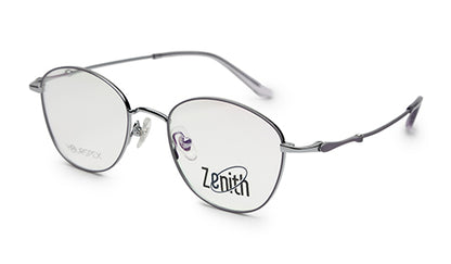 Zenith Titanium Classy Lavender & Silver Frames