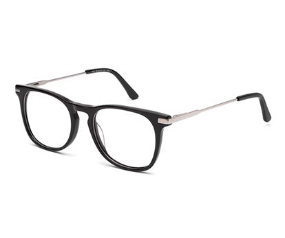 Oval Black Number Glass Frames