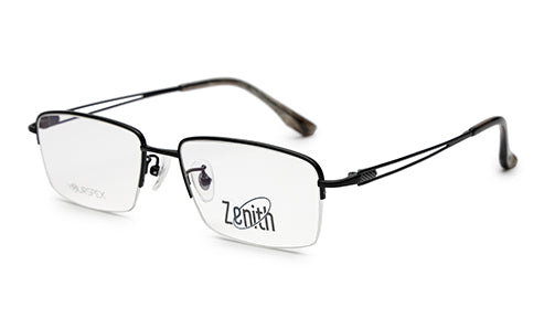 Zenith Titanium Sleek Black Frames