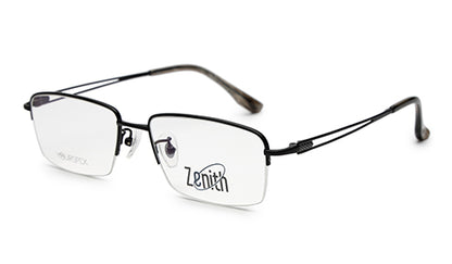 Zenith Titanium Sleek Black Frames