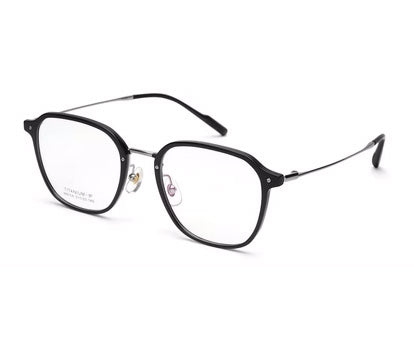 Black Full Rim Glass Frame Specs for Men