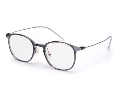 Grey Glasses Frames Ladies Round Chasma