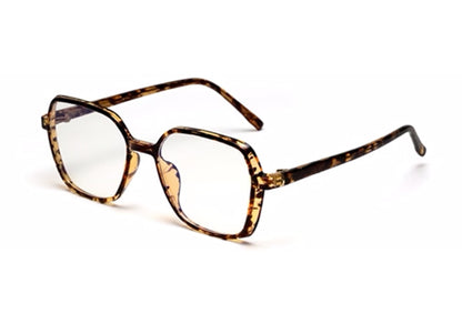 Brown Tort Square Full Rim Acetate Frame for Women