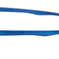 Blue Rectangle Half Rim Acetate Frame - Reading Eyeglasses