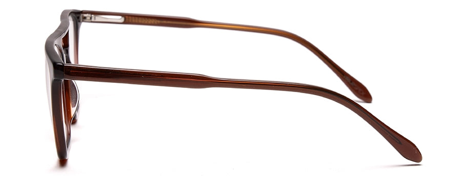 Brown MOD Aviator Style Acetate Eyeglasses Frames for Men