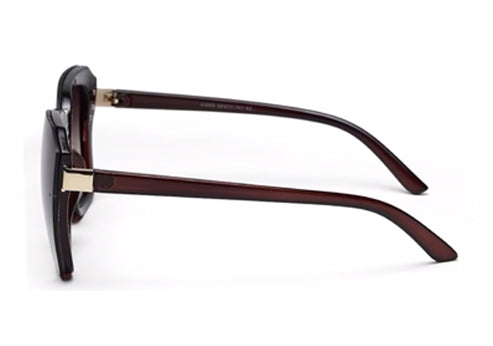 Gradual Brown Square Shaped UV Sunglass